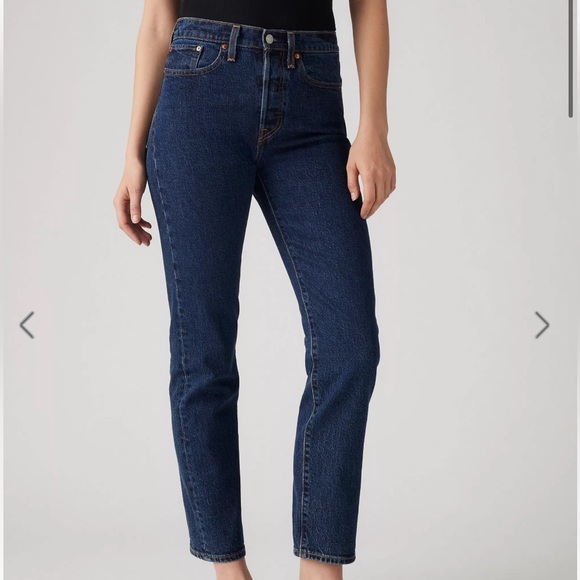 Brand New Levi's Women's Straight Leg Jeans in Deep Blue - Picture 1 of 7